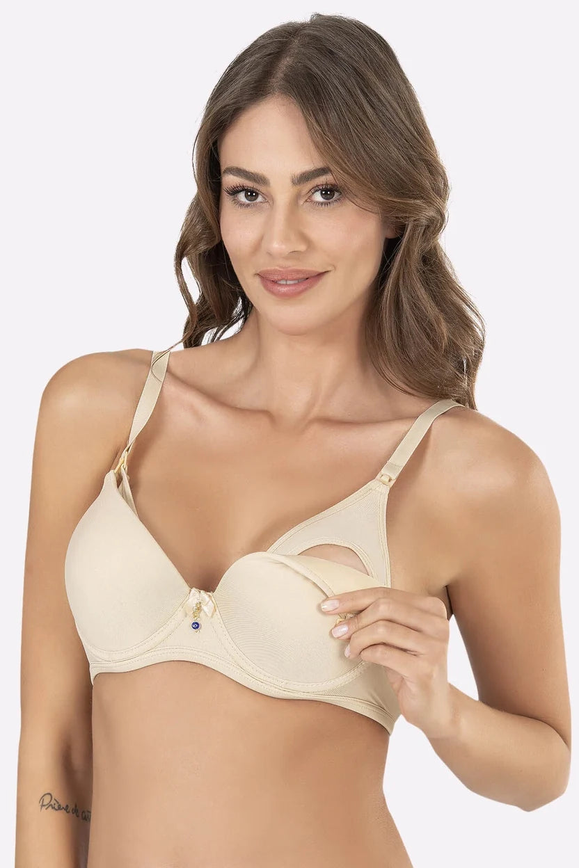 Kaplı Balenli Emzirme Sütyeni 5252